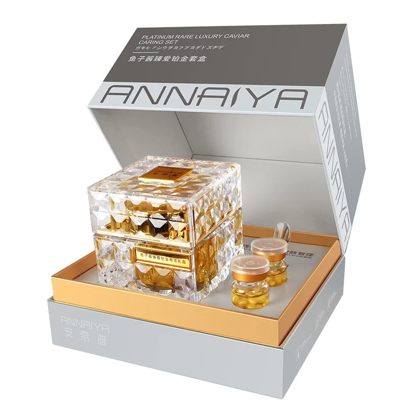Luxury Skincare Set For Women - Платиновый роскошный крем для лица с
