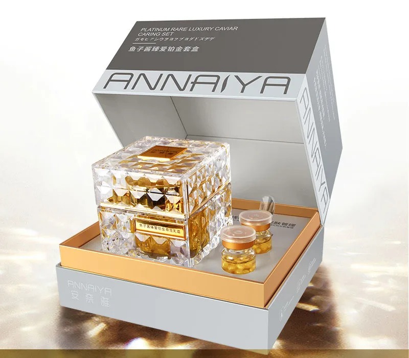 Платиновый роскошный крем для  – обзор и цена Luxury Skincare Set For Women